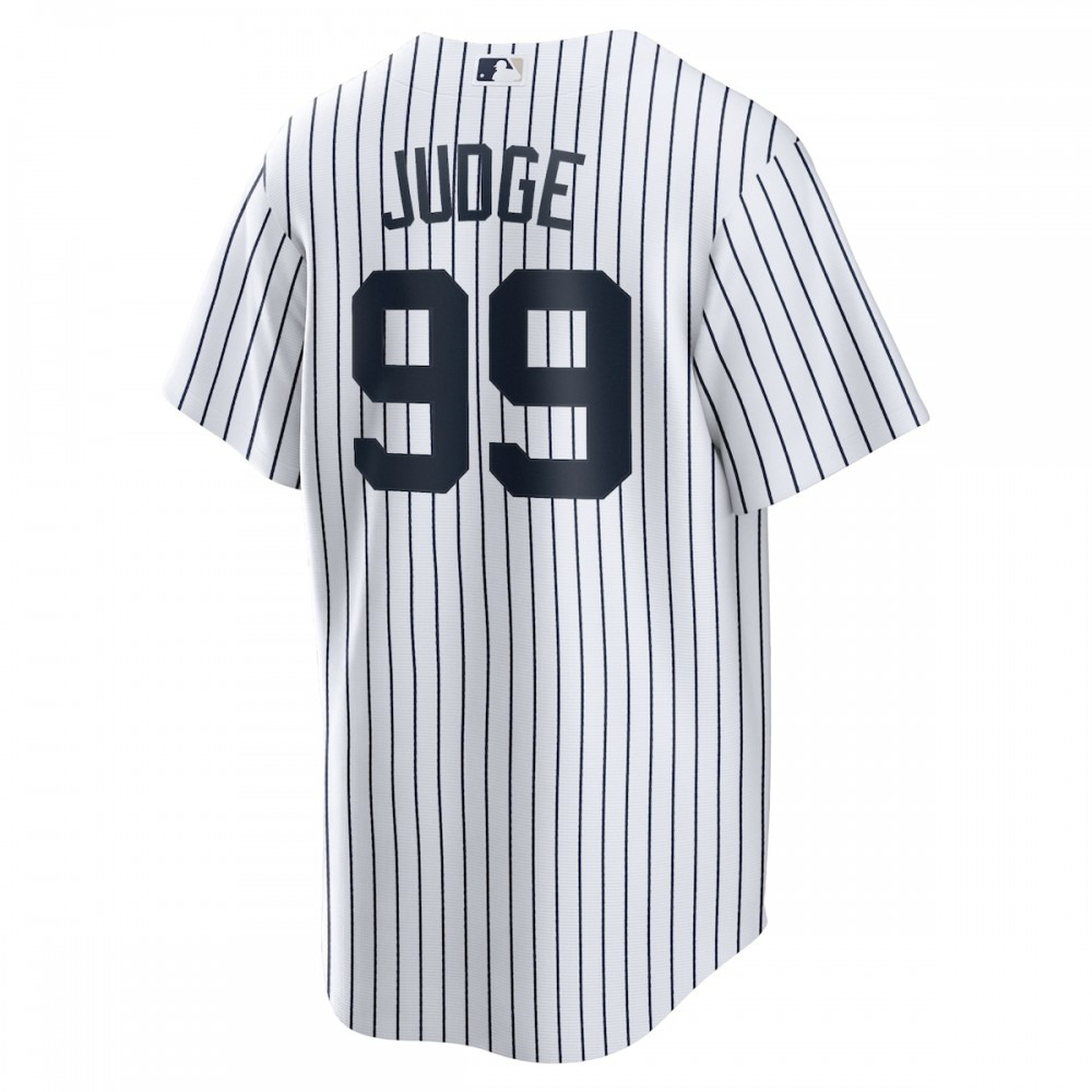 Aaron Judge New York Yankees Home Youth Player Name Jersey - White-Pro Kit Vault | Brand New 26/27 Sports Jerseys