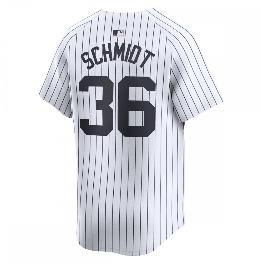 Clarke Schmidt New York Yankees Home Limited Player Jersey - White-Pro Kit Vault | Brand New 26/27 Sports Jerseys
