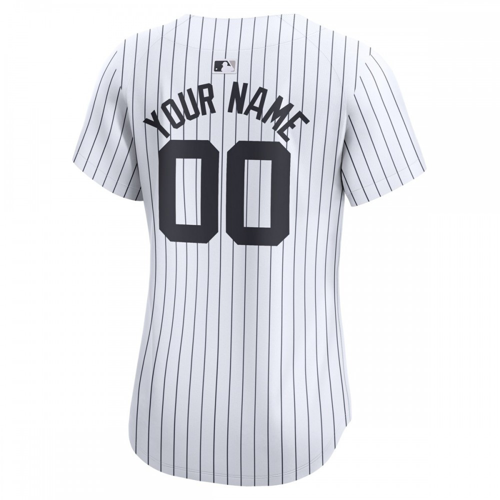 New York Yankees Women's Home Limited Custom Jersey - White-Pro Kit Vault | Brand New 26/27 Sports Jerseys