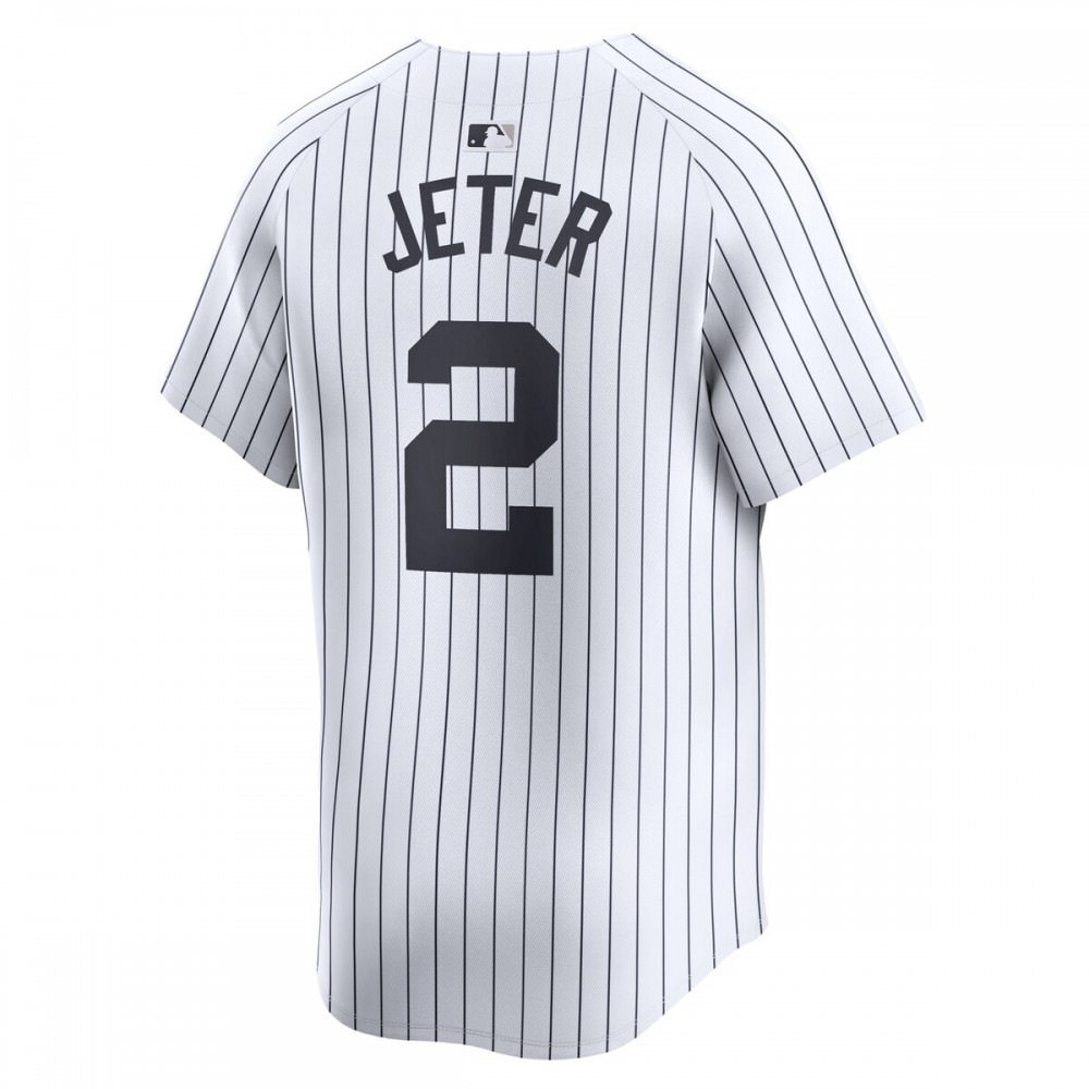 Derek Jeter New York Yankees Youth Home Limited Player Jersey - White-Pro Kit Vault | Brand New 26/27 Sports Jerseys