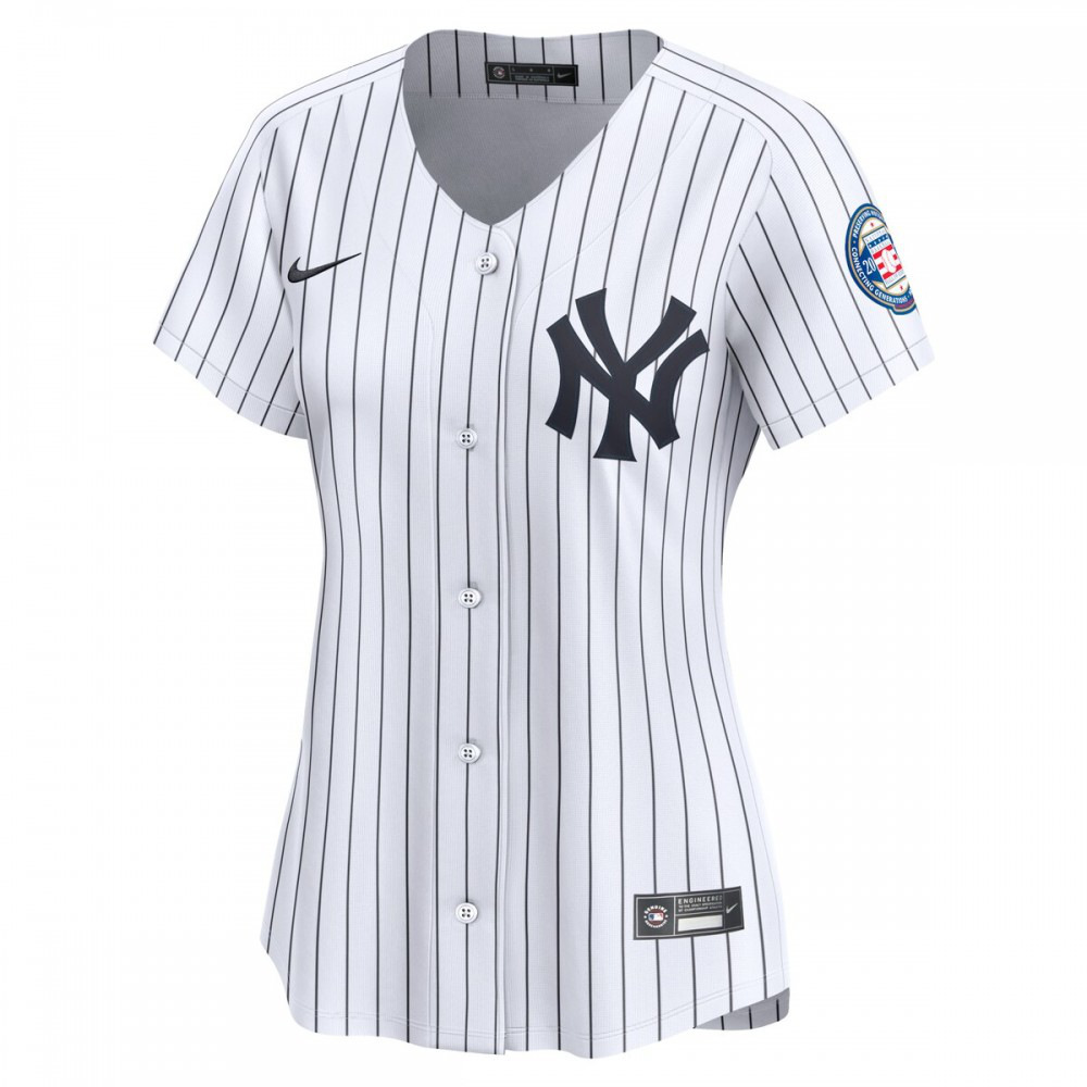 Derek Jeter New York Yankees Women's Home Limited Player Jersey - White-Pro Kit Vault | Brand New 26/27 Sports Jerseys
