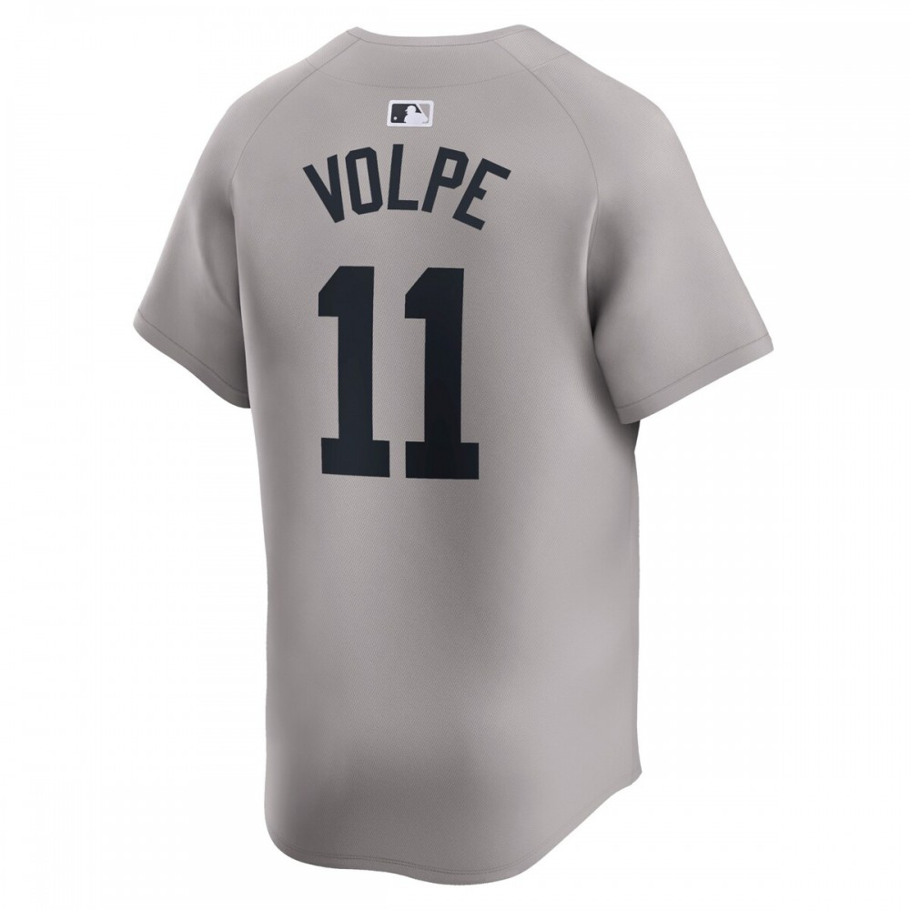 Anthony Volpe New York Yankees Away Limited Player Jersey - Gray-Pro Kit Vault | Brand New 26/27 Sports Jerseys