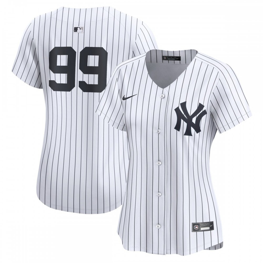 Aaron Judge New York Yankees Women's Home Limited Player Jersey - White-Pro Kit Vault | Brand New 26/27 Sports Jerseys