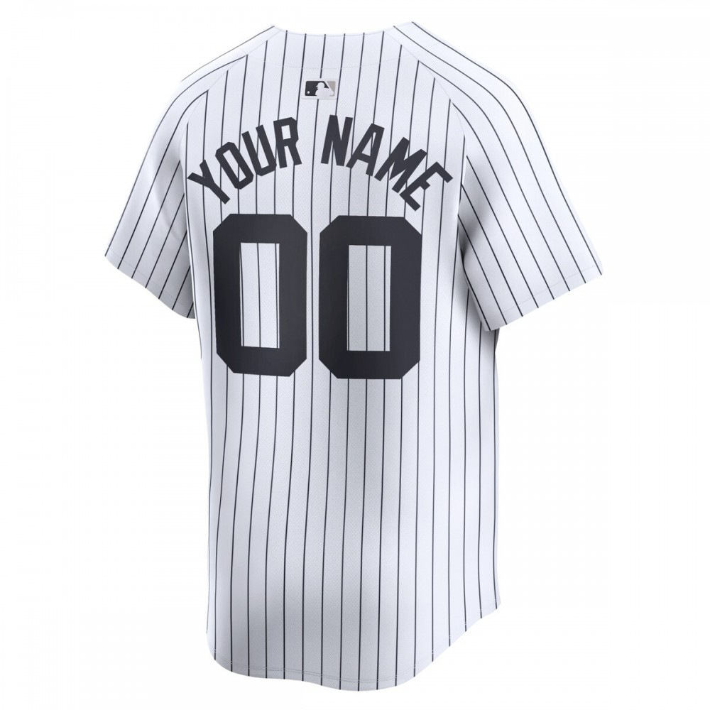 New York Yankees Youth Home Limited Custom Jersey - White-Pro Kit Vault | Brand New 26/27 Sports Jerseys