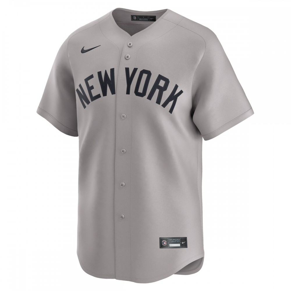 Derek Jeter New York Yankees Away Limited Player Jersey - Gray-Pro Kit Vault | Brand New 26/27 Sports Jerseys