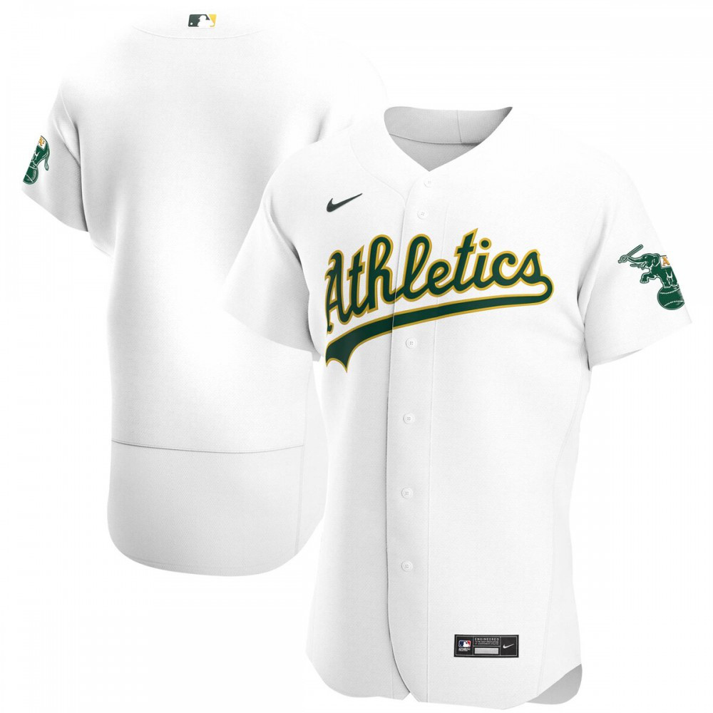 Oakland Athletics Home Authentic Team Jersey - White-Pro Kit Vault | Brand New 26/27 Sports Jerseys