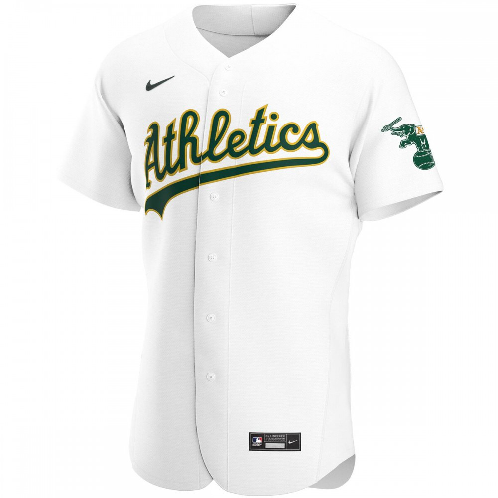 Oakland Athletics Home Authentic Team Jersey - White-Pro Kit Vault | Brand New 26/27 Sports Jerseys