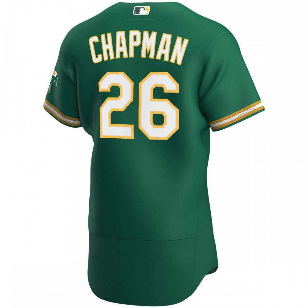 Matt Chapman Oakland Athletics Alternate Authentic Player Jersey - Kelly Green-Pro Kit Vault | Brand New 26/27 Sports Jerseys