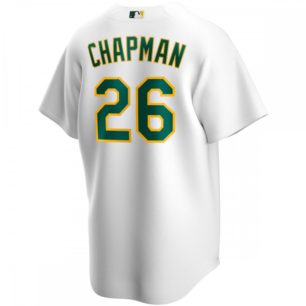 Matt Chapman Oakland Athletics Youth Alternate Replica Player Jersey - White-Pro Kit Vault | Brand New 26/27 Sports Jerseys