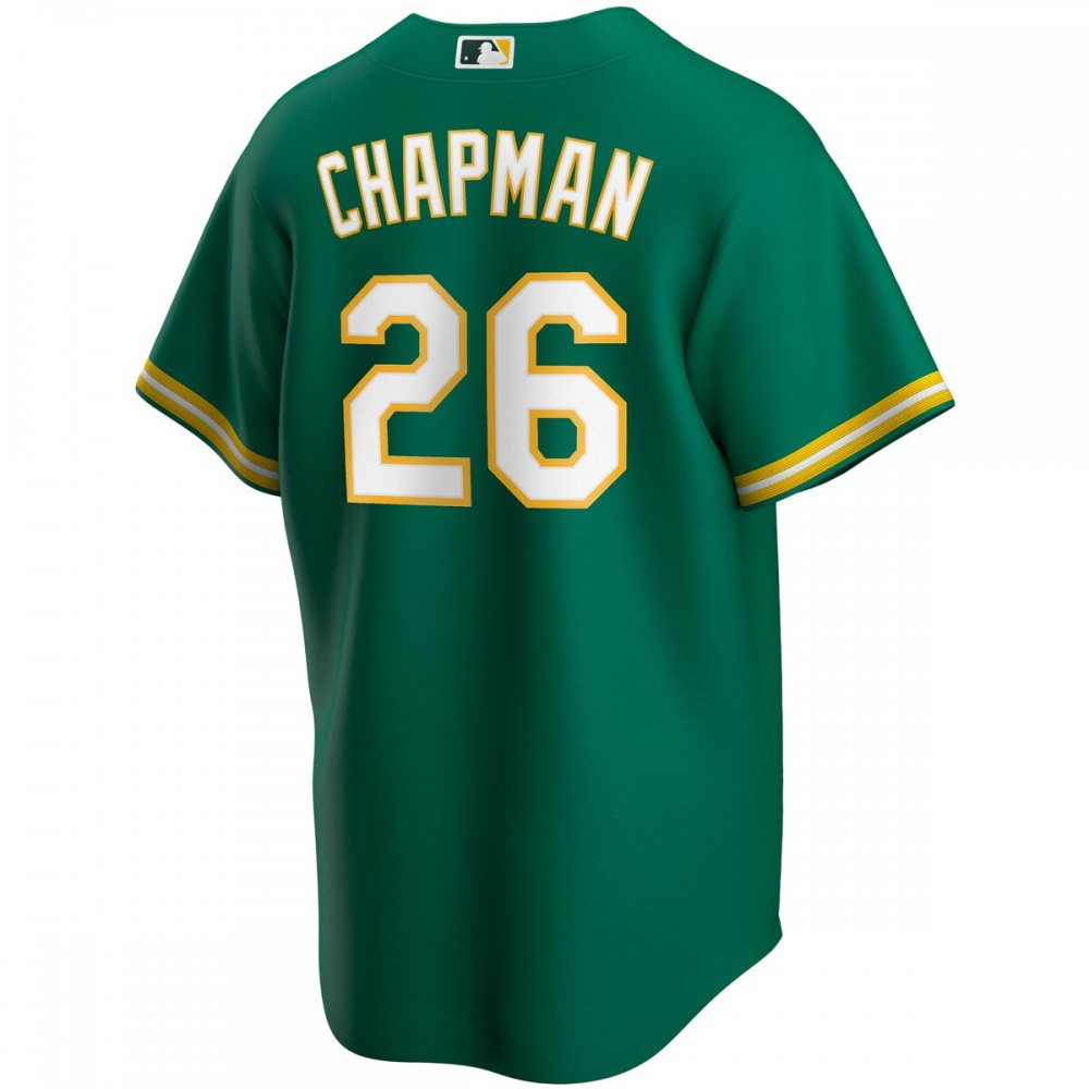 Matt Chapman Oakland Athletics Youth Alternate Replica Player Jersey - Kelly Green-Pro Kit Vault | Brand New 26/27 Sports Jerseys