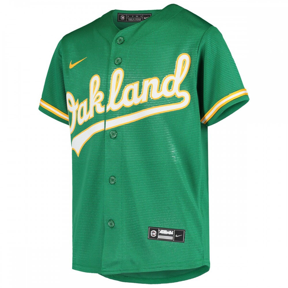 Khris Davis Oakland Athletics Youth Alternate Replica Jersey - Green-Pro Kit Vault | Brand New 26/27 Sports Jerseys