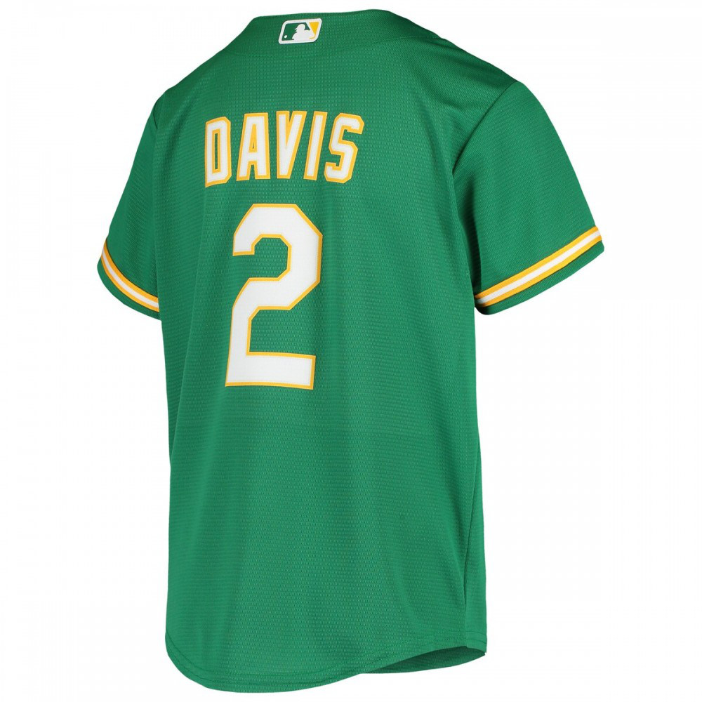 Khris Davis Oakland Athletics Youth Alternate Replica Jersey - Green-Pro Kit Vault | Brand New 26/27 Sports Jerseys