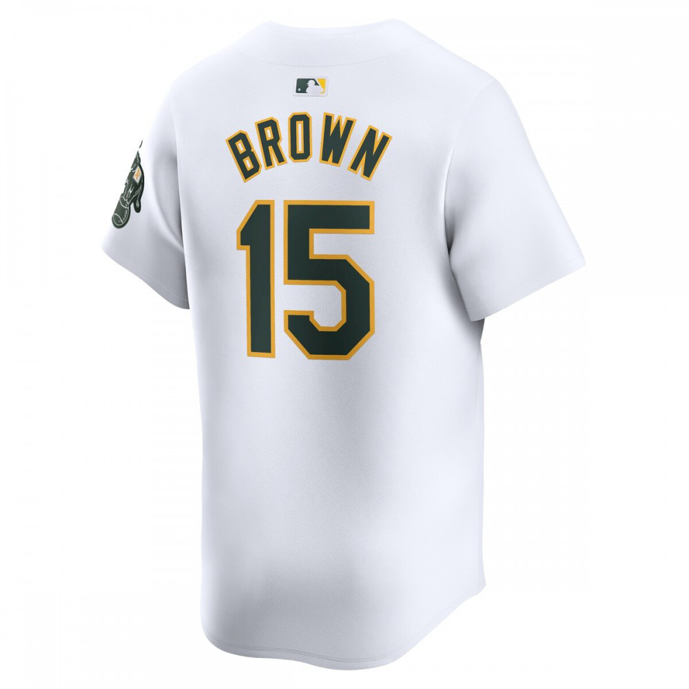 Seth Brown Oakland Athletics Home Limited Player Jersey - White-Pro Kit Vault | Brand New 26/27 Sports Jerseys