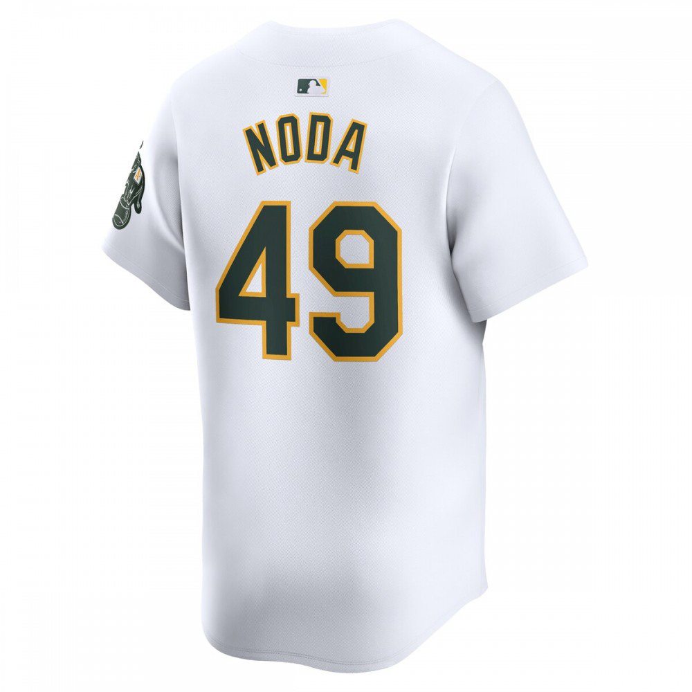 Ryan Noda Oakland Athletics Home Limited Player Jersey - White-Pro Kit Vault | Brand New 26/27 Sports Jerseys