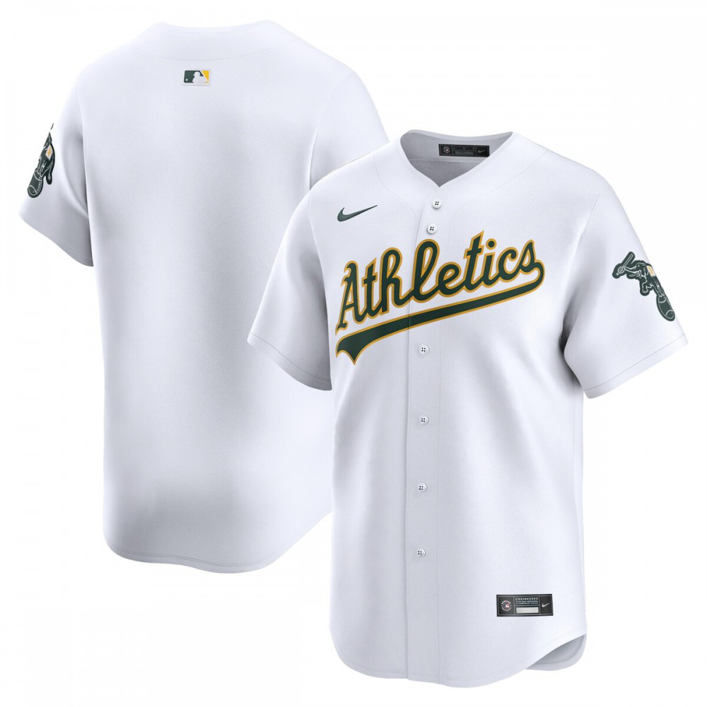 Oakland Athletics Youth Home Limited Jersey - White-Pro Kit Vault | Brand New 26/27 Sports Jerseys