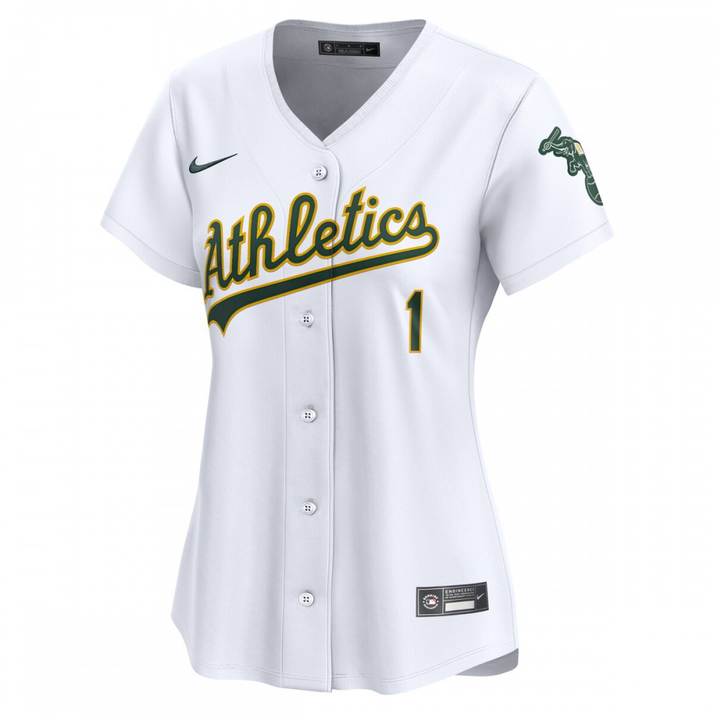 Oakland Athletics Women's #1 Mom Home Limited Jersey - White-Pro Kit Vault | Brand New 26/27 Sports Jerseys