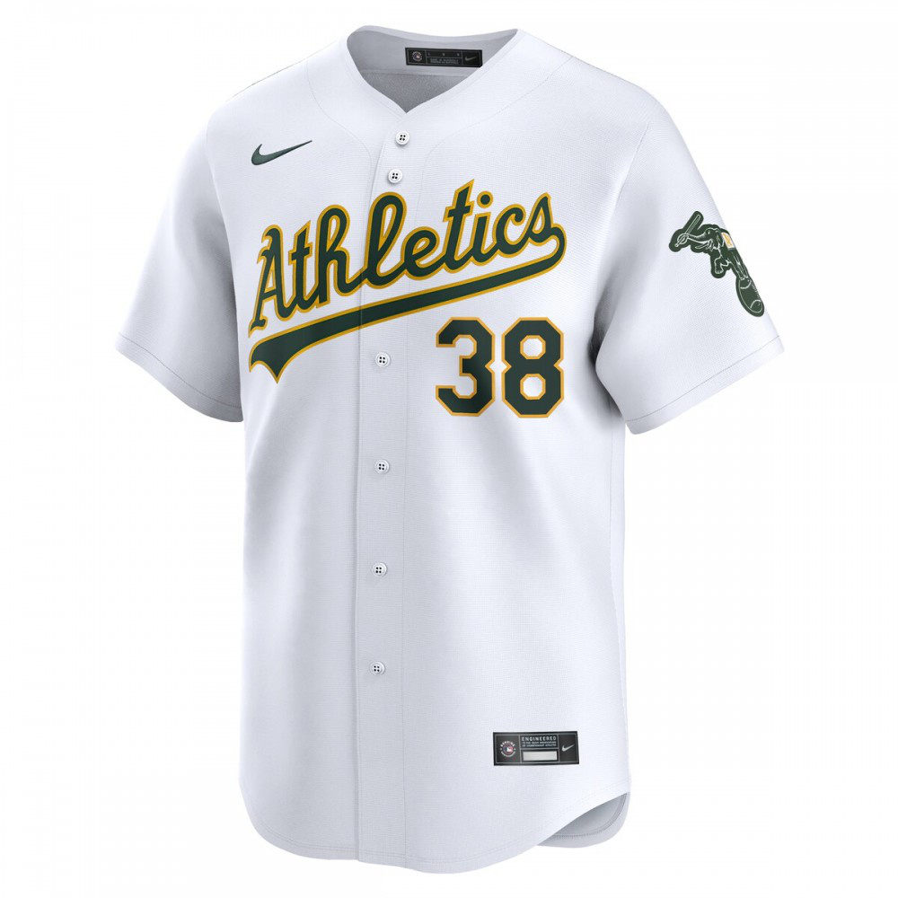 JP Sears Oakland Athletics Home Limited Player Jersey - White-Pro Kit Vault | Brand New 26/27 Sports Jerseys