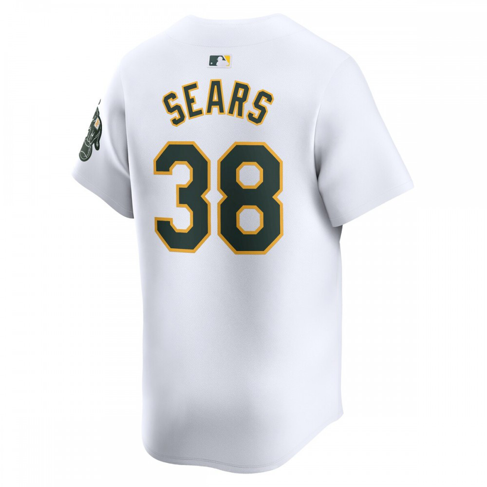 JP Sears Oakland Athletics Home Limited Player Jersey - White-Pro Kit Vault | Brand New 26/27 Sports Jerseys