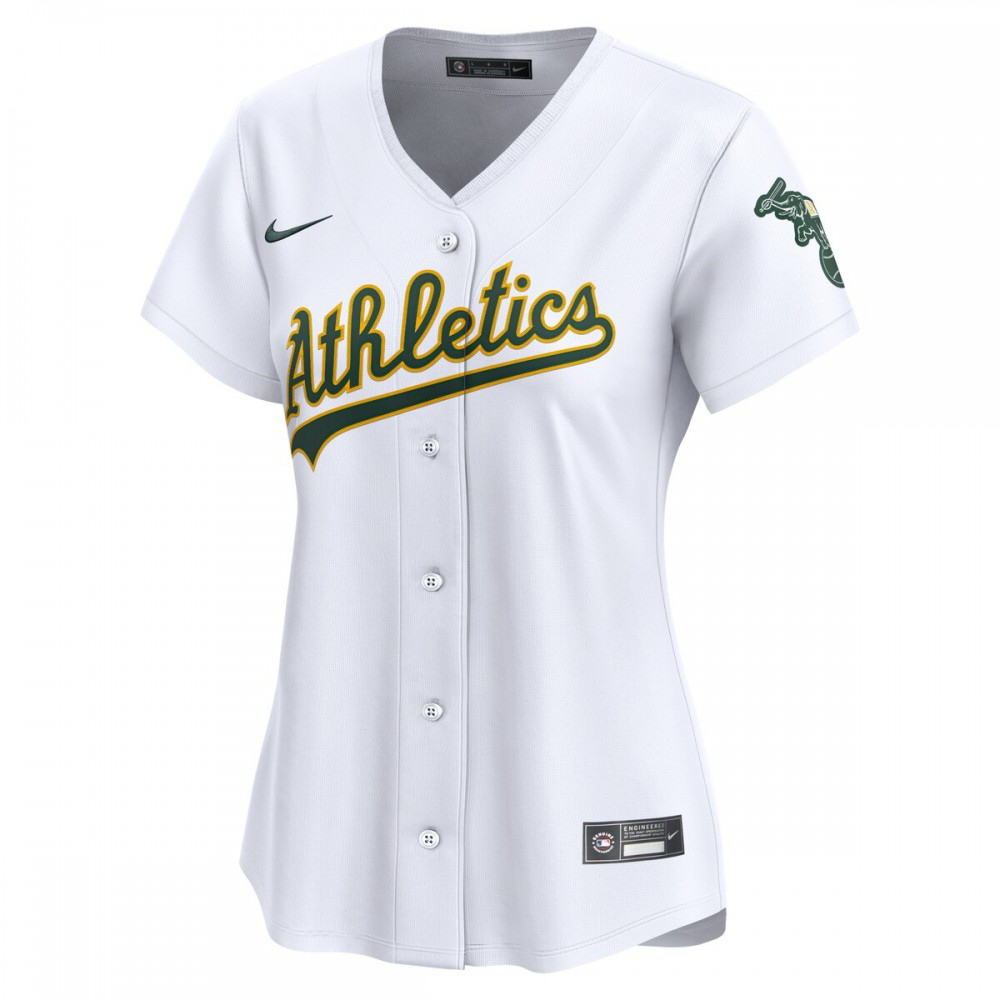 Oakland Athletics Women's Home Limited Jersey - White-Pro Kit Vault | Brand New 26/27 Sports Jerseys