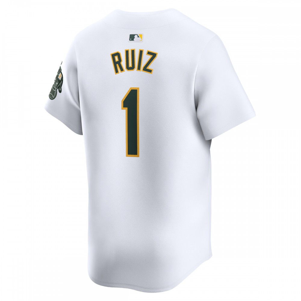 Esteury Ruiz Oakland Athletics Home Limited Player Jersey - White-Pro Kit Vault | Brand New 26/27 Sports Jerseys