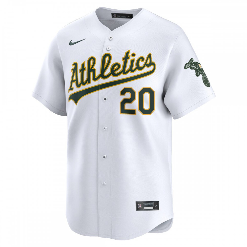 Zack Gelof Oakland Athletics Home Limited Player Jersey - White-Pro Kit Vault | Brand New 26/27 Sports Jerseys