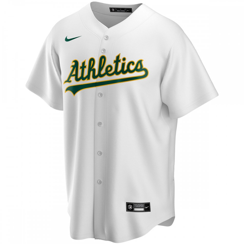 Oakland Athletics Youth Home Replica Custom Jersey - White-Pro Kit Vault | Brand New 26/27 Sports Jerseys