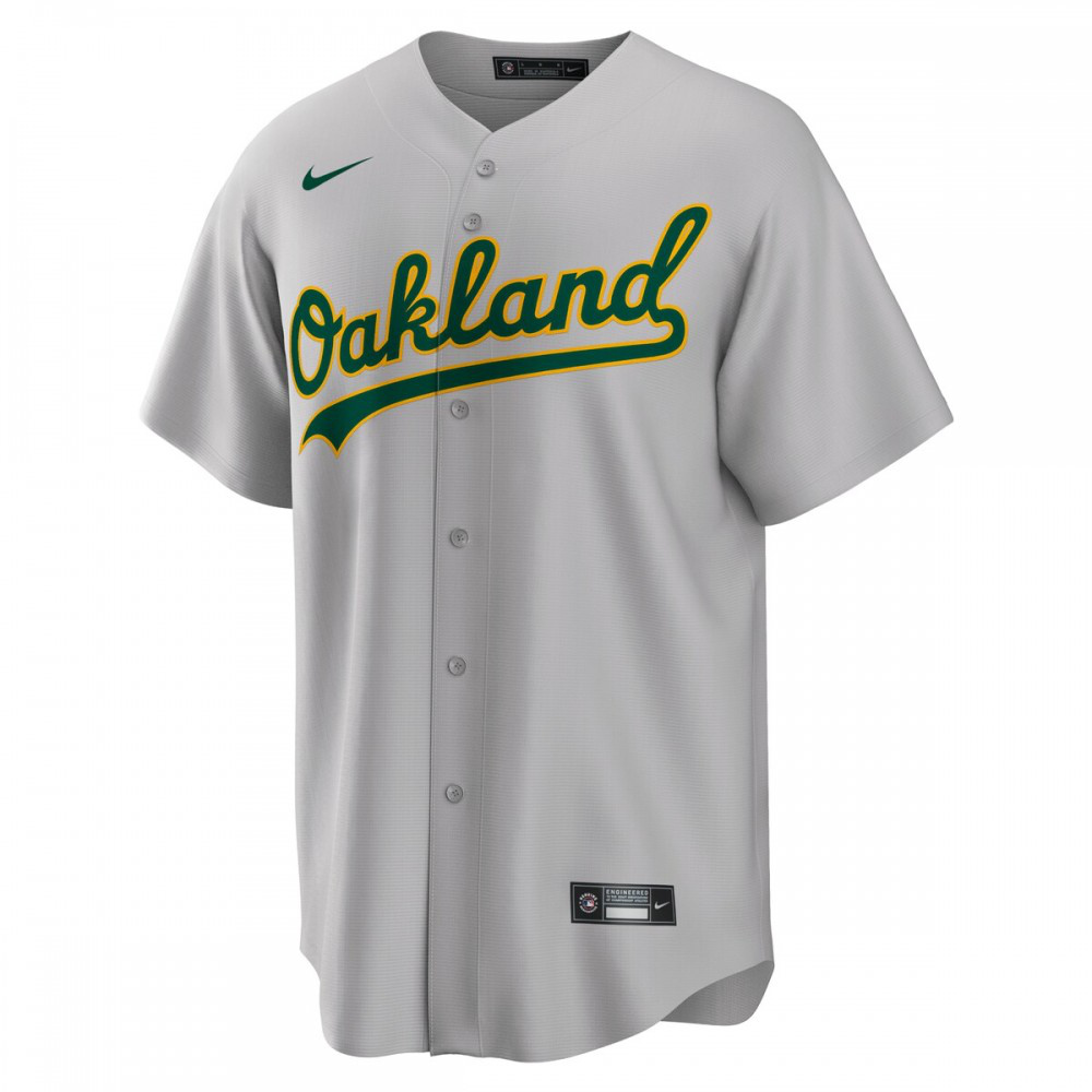 Oakland Athletics Road Replica Team Jersey - Gray-Pro Kit Vault | Brand New 26/27 Sports Jerseys