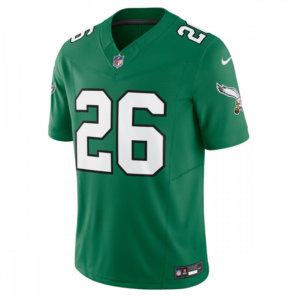 Saquon Barkley Philadelphia Eagles Alternate Vapor F.U.S.E. Limited Jersey - Kelly Green-Pro Kit Vault | Brand New 26/27 Sports Jerseys