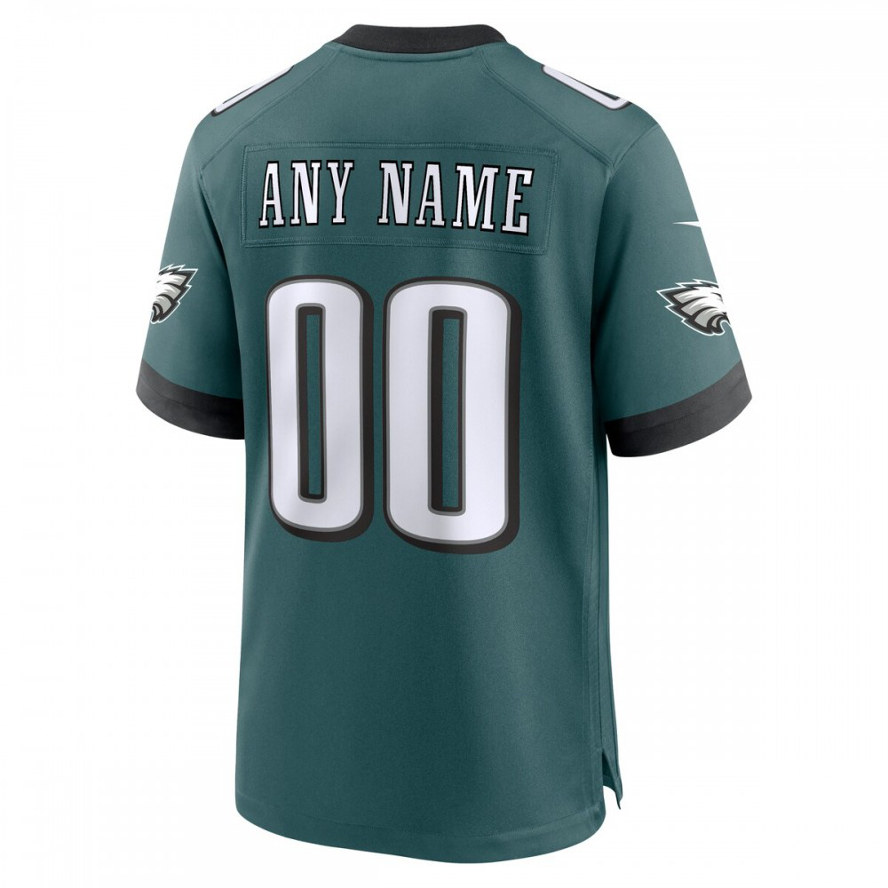 Philadelphia Eagles Custom Game Jersey - Midnight Green-Pro Kit Vault | Brand New 26/27 Sports Jerseys