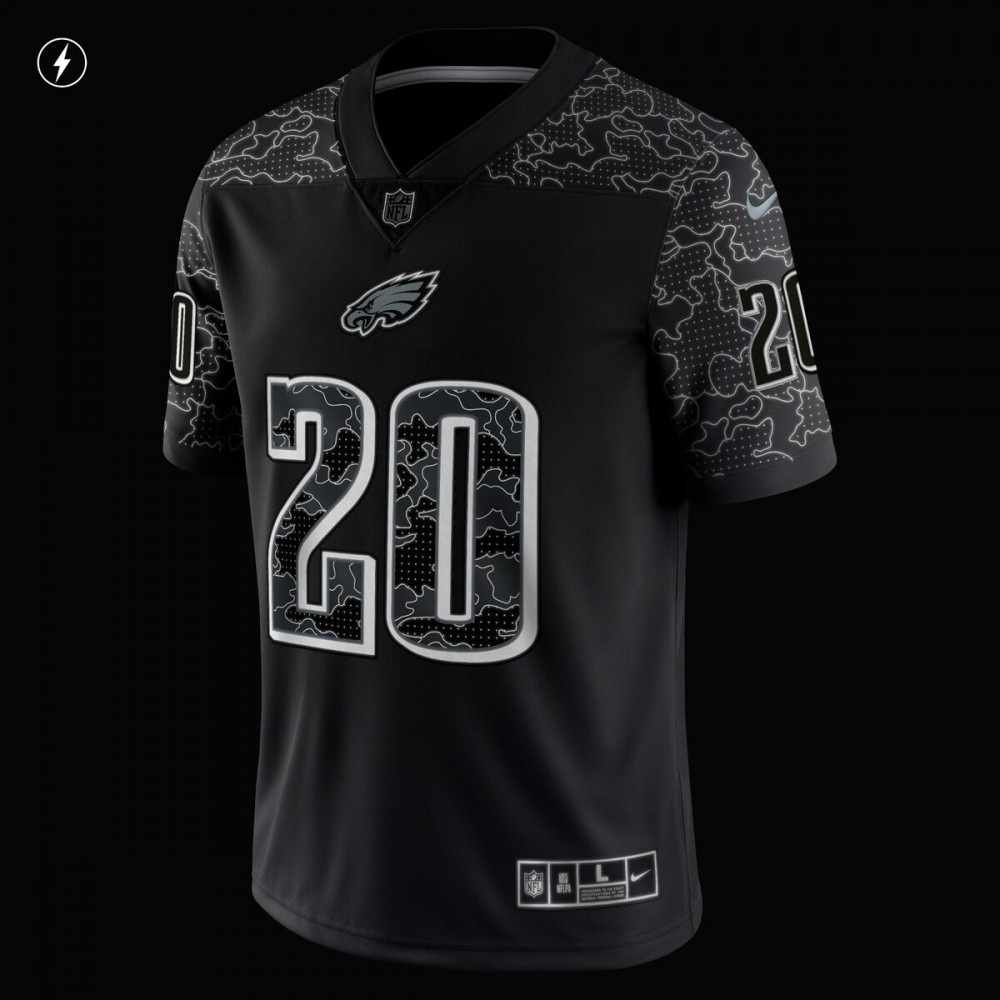 Brian Dawkins Philadelphia Eagles Retired Player RFLCTV Limited Jersey - Black-Pro Kit Vault | Brand New 26/27 Sports Jerseys