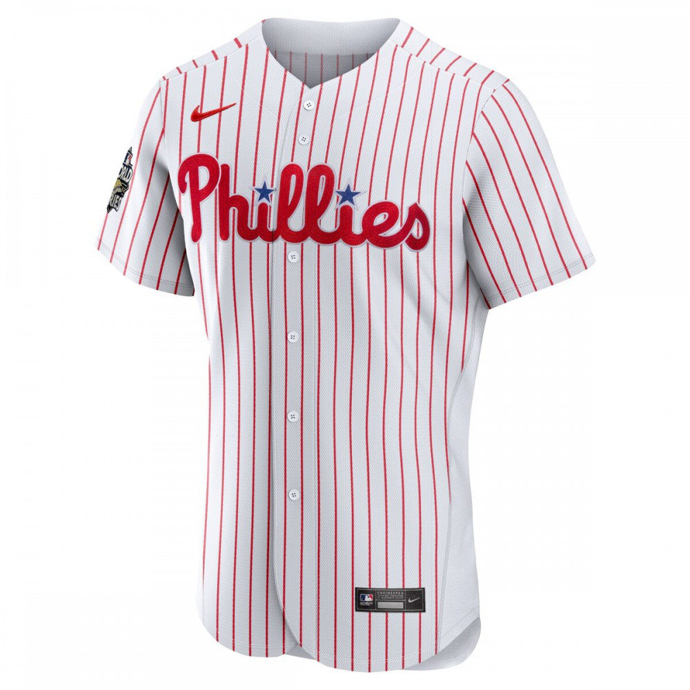 Philadelphia Phillies 2022 World Series Home Authentic Blank Jersey - White-Pro Kit Vault | Brand New 26/27 Sports Jerseys