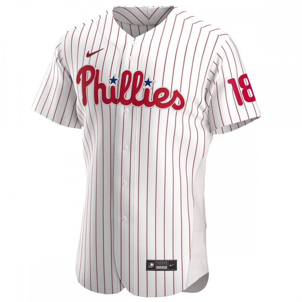 Didi Gregorius Philadelphia Phillies Home Authentic Player Jersey - White-Pro Kit Vault | Brand New 26/27 Sports Jerseys