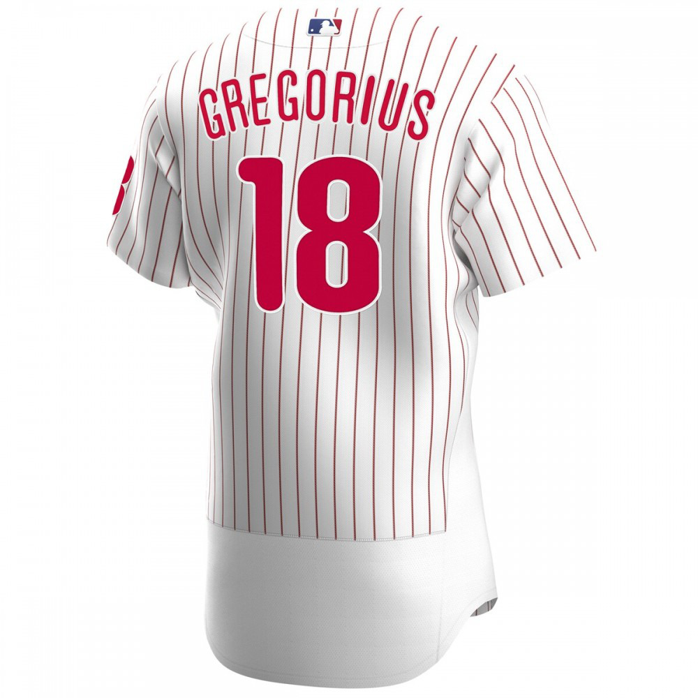 Didi Gregorius Philadelphia Phillies Home Authentic Player Jersey - White-Pro Kit Vault | Brand New 26/27 Sports Jerseys