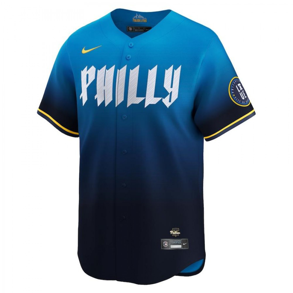 Alec Bohm Philadelphia Phillies 2024 City Connect Limited Player Jersey - Blue-Pro Kit Vault | Brand New 26/27 Sports Jerseys