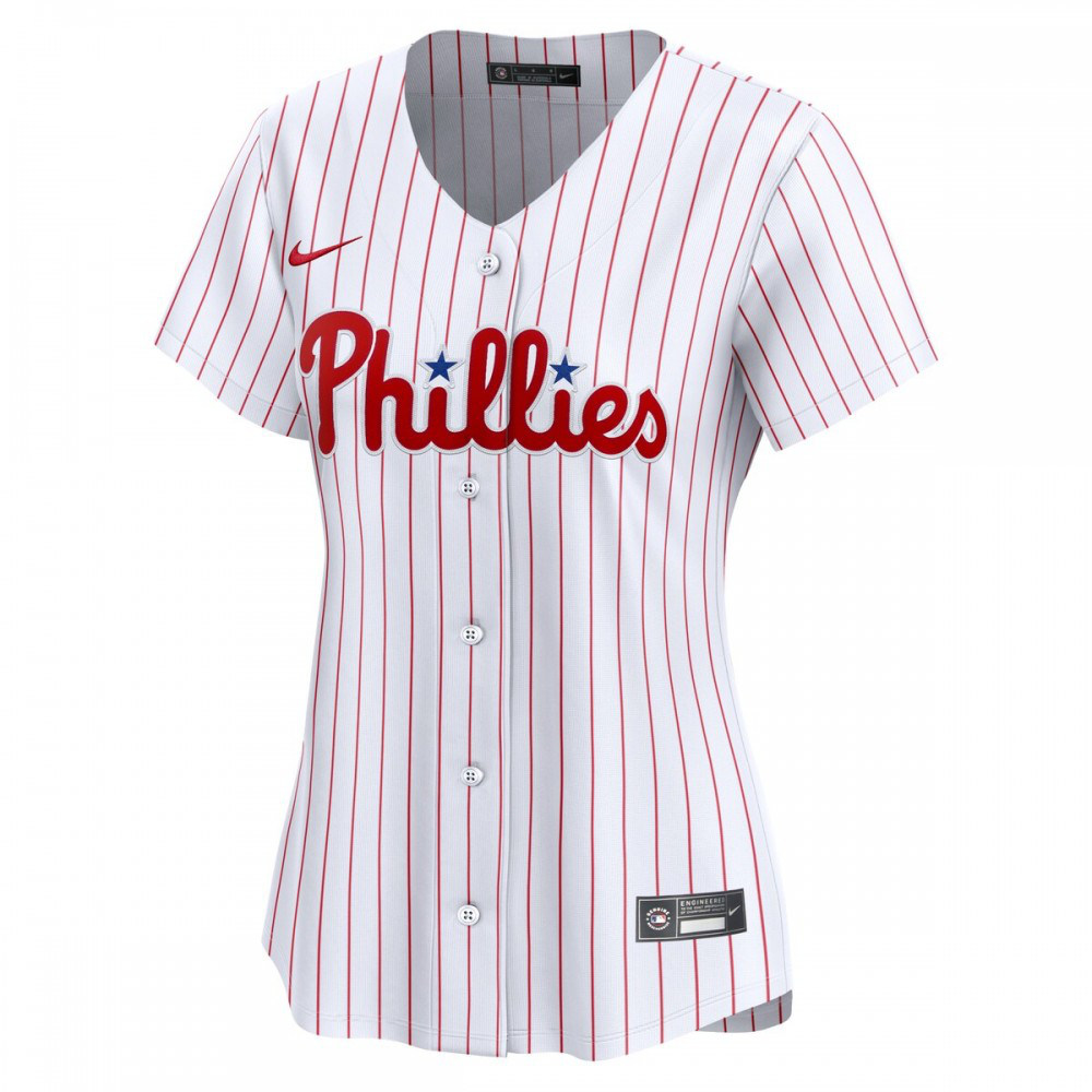 Trea Turner Philadelphia Phillies Women's Home Limited Player Jersey - White-Pro Kit Vault | Brand New 26/27 Sports Jerseys
