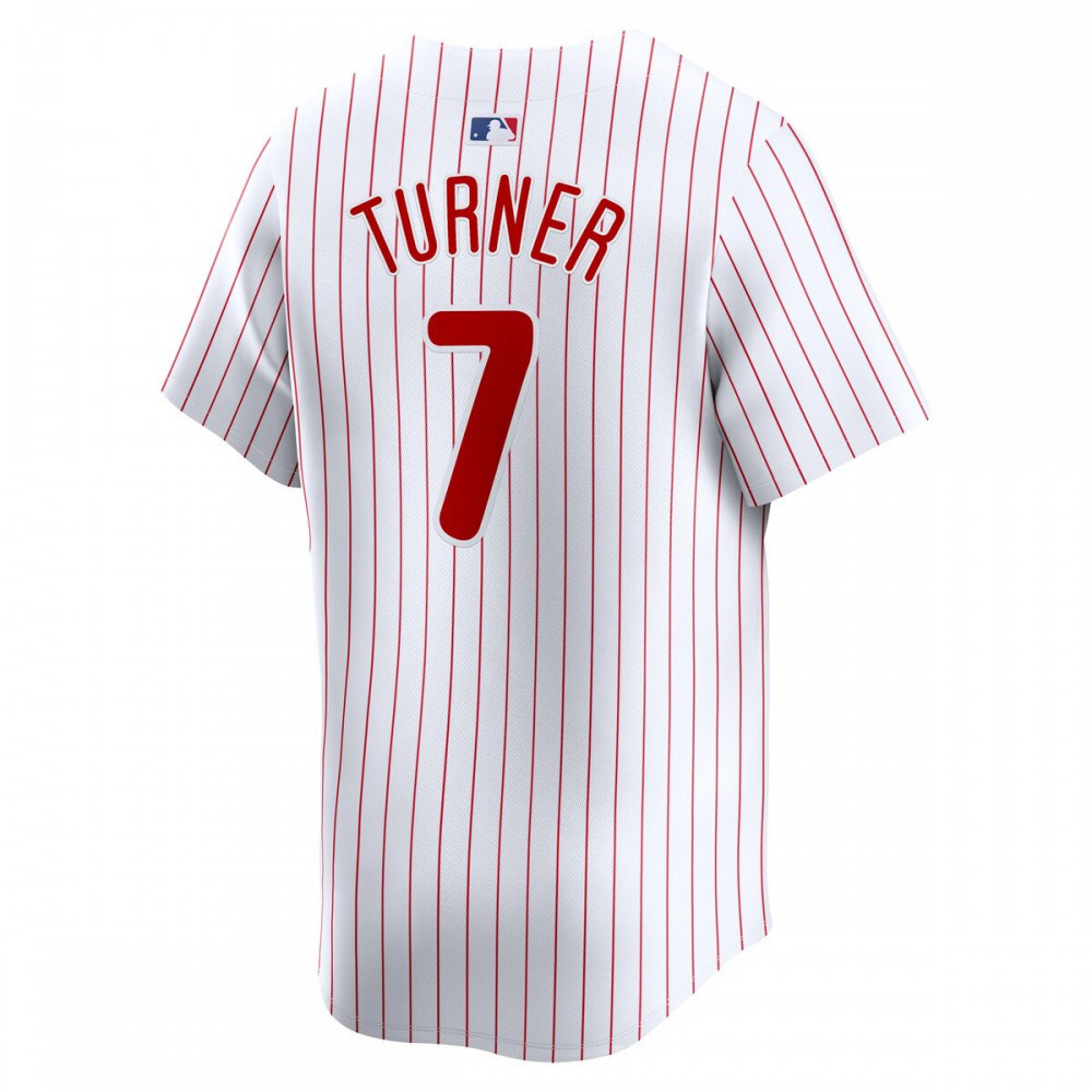 Trea Turner Philadelphia Phillies Youth Home Limited Player Jersey - White-Pro Kit Vault | Brand New 26/27 Sports Jerseys