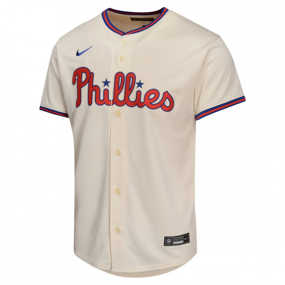 Bryce Harper Philadelphia Phillies Youth Alternate Limited Player Jersey - Cream-Pro Kit Vault | Brand New 26/27 Sports Jerseys
