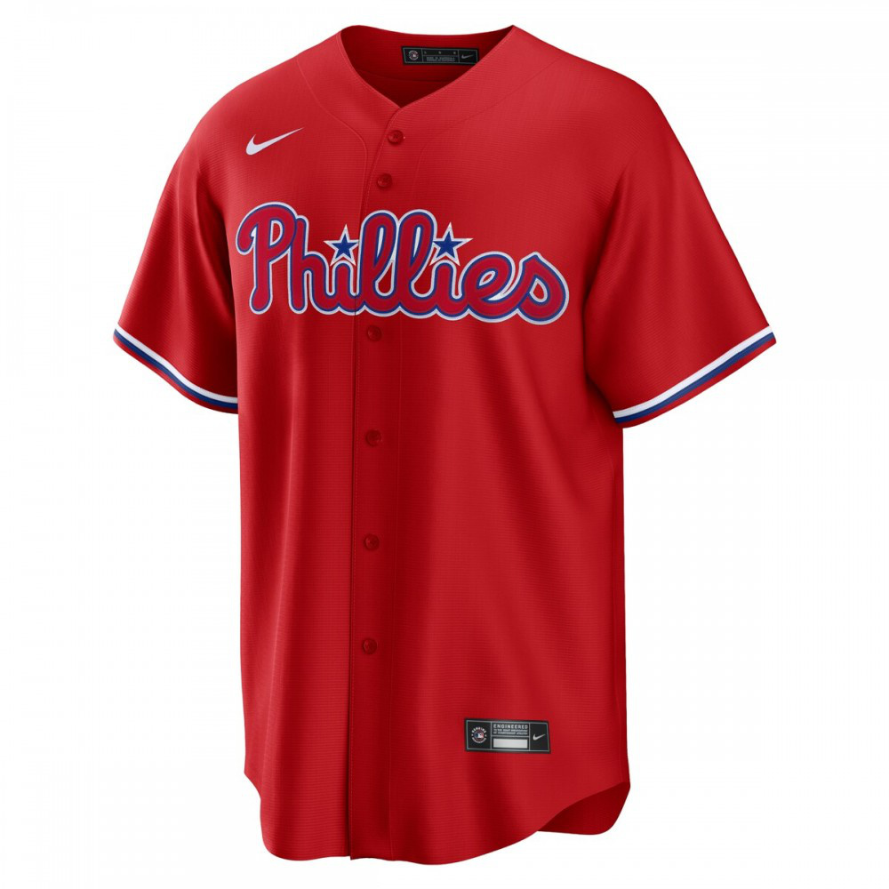 Bryce Harper Philadelphia Phillies Alternate Replica Player Name Jersey - Red-Pro Kit Vault | Brand New 26/27 Sports Jerseys
