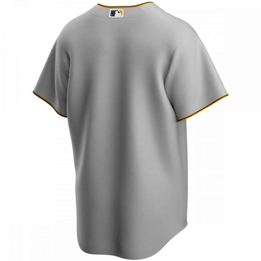Pittsburgh Pirates Away Replica Team Jersey - Gray-Pro Kit Vault | Brand New 26/27 Sports Jerseys