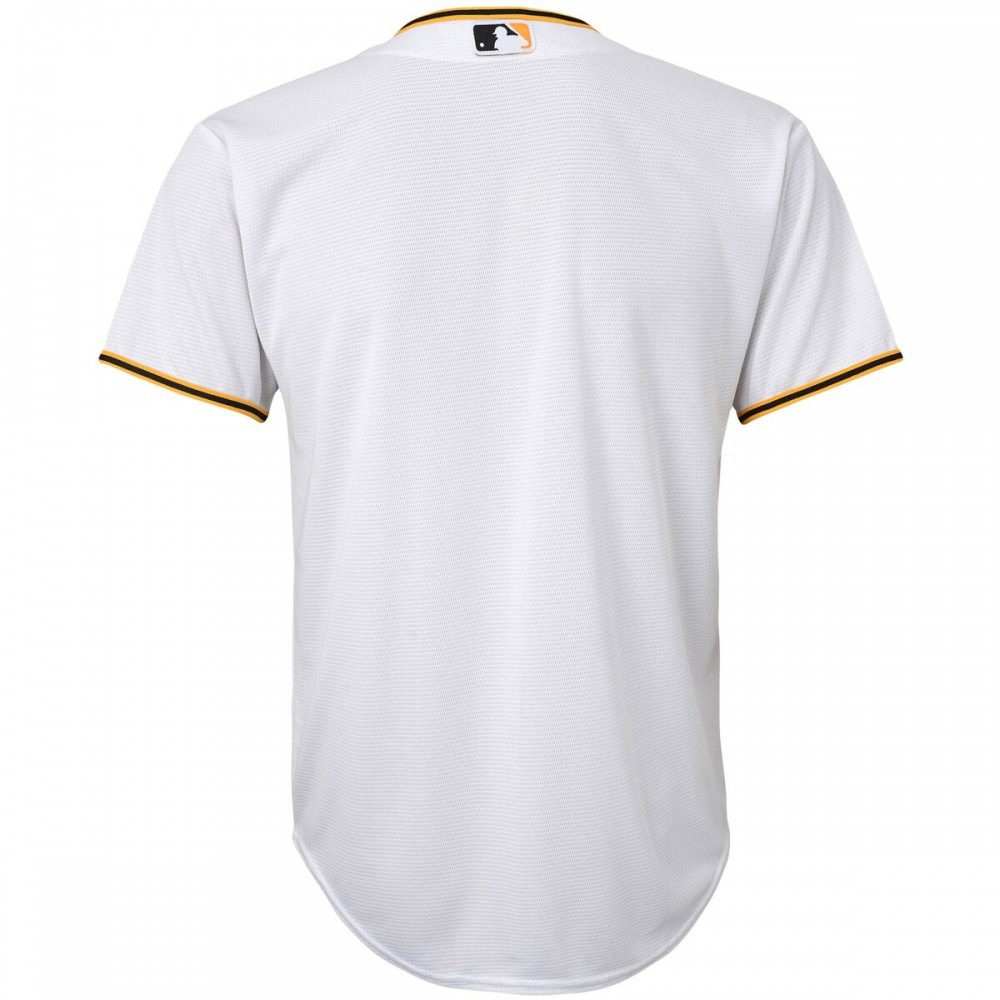 Pittsburgh Pirates Youth Home Replica Team Jersey - White-Pro Kit Vault | Brand New 26/27 Sports Jerseys