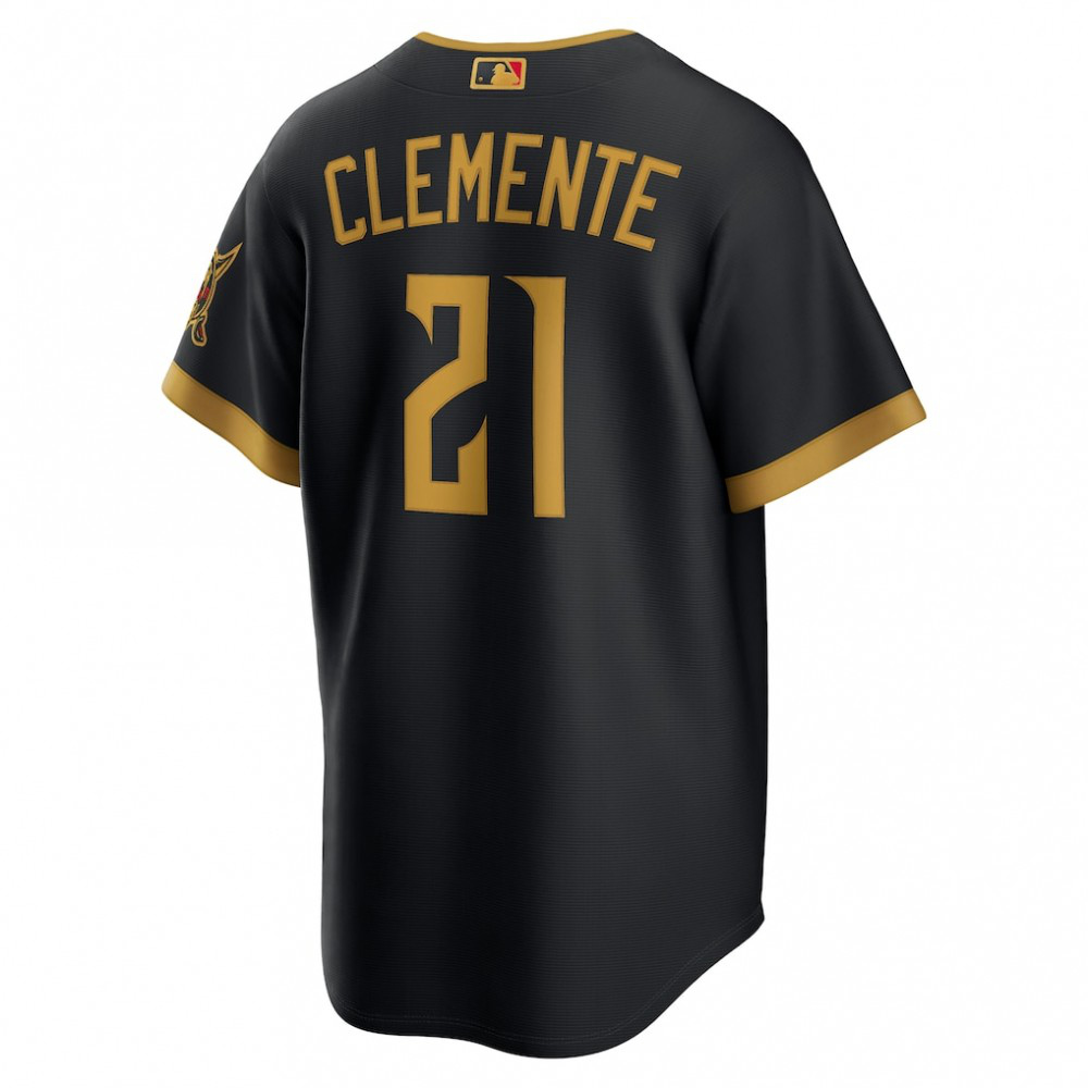 Roberto Clemente Pittsburgh Pirates 2026 City Connect Stadium Jersey - Black-Pro Kit Vault | Brand New 26/27 Sports Jerseys