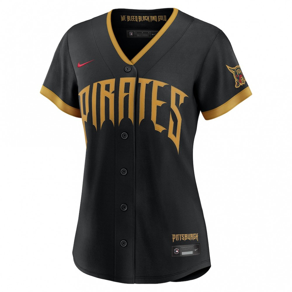 Paul Skenes Pittsburgh Pirates Women's 2026 City Connect Stadium Jersey - Black-Pro Kit Vault | Brand New 26/27 Sports Jerseys