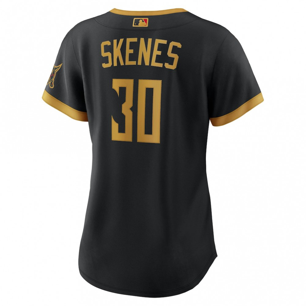 Paul Skenes Pittsburgh Pirates Women's 2026 City Connect Stadium Jersey - Black-Pro Kit Vault | Brand New 26/27 Sports Jerseys