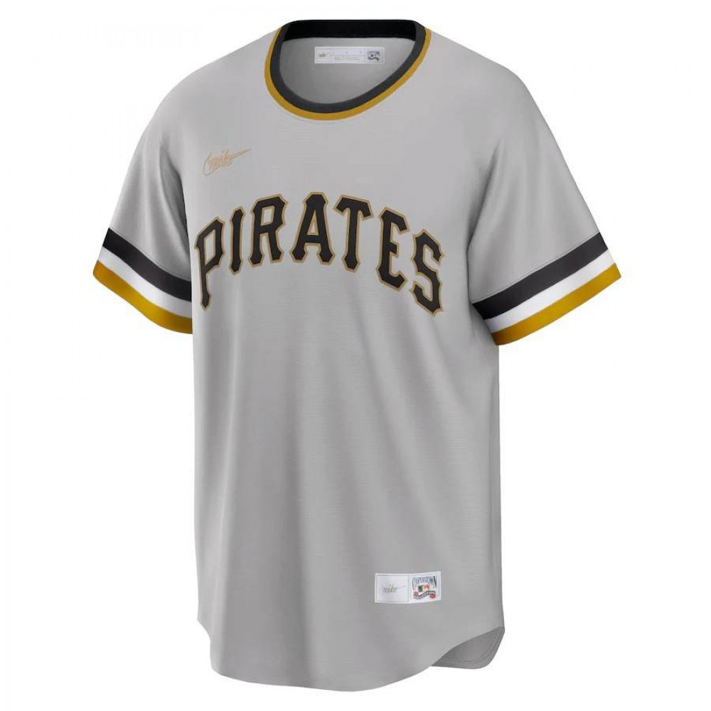 Roberto Clemente Pittsburgh Pirates Road Cooperstown Collection Player Jersey - Gray-Pro Kit Vault | Brand New 26/27 Sports Jerseys