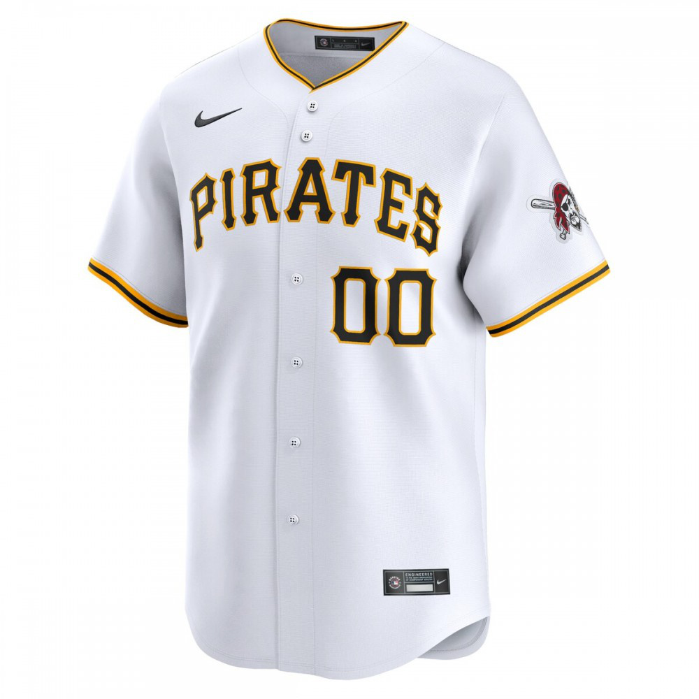 Pittsburgh Pirates Home Limited Custom Jersey - White-Pro Kit Vault | Brand New 26/27 Sports Jerseys