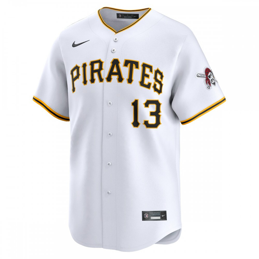Ke'Bryan Hayes Pittsburgh Pirates Home Limited Player Jersey - White-Pro Kit Vault | Brand New 26/27 Sports Jerseys