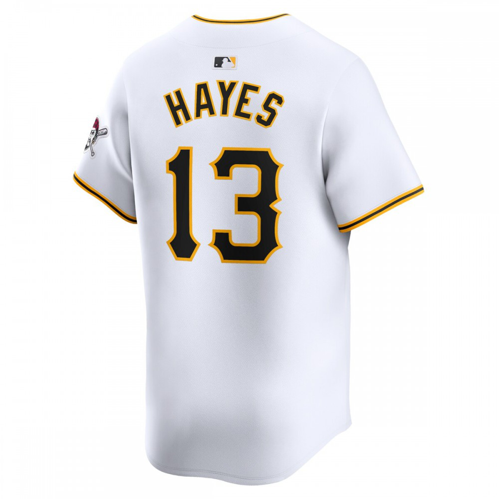 Ke'Bryan Hayes Pittsburgh Pirates Home Limited Player Jersey - White-Pro Kit Vault | Brand New 26/27 Sports Jerseys