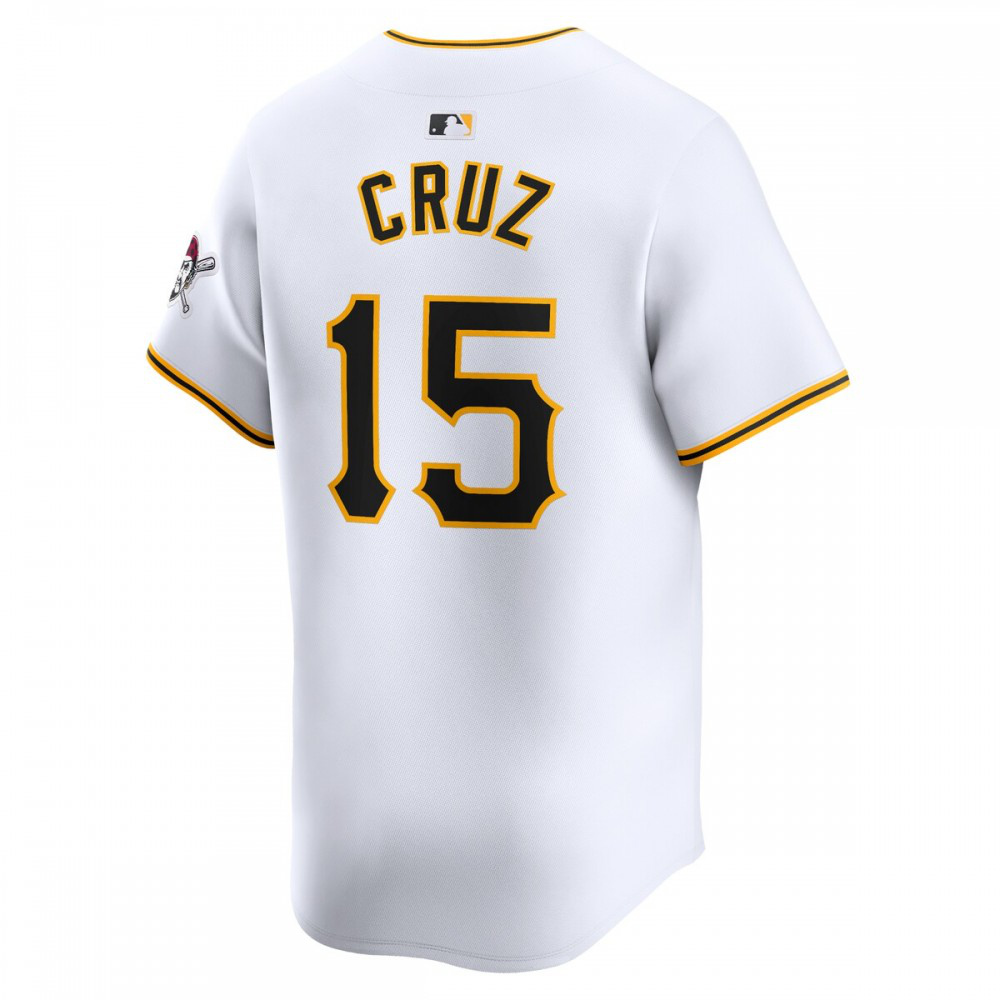 Oneil Cruz Pittsburgh Pirates Home Limited Player Jersey - White-Pro Kit Vault | Brand New 26/27 Sports Jerseys