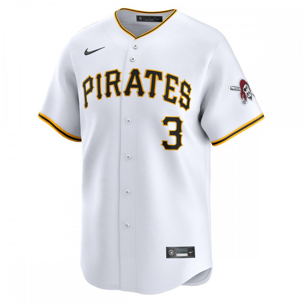 Ji-Hwan Bae Pittsburgh Pirates Home Limited Player Jersey - White-Pro Kit Vault | Brand New 26/27 Sports Jerseys