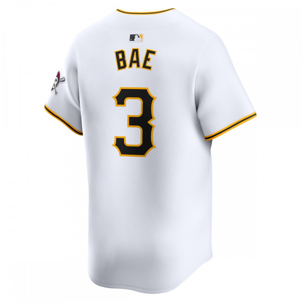 Ji-Hwan Bae Pittsburgh Pirates Home Limited Player Jersey - White-Pro Kit Vault | Brand New 26/27 Sports Jerseys